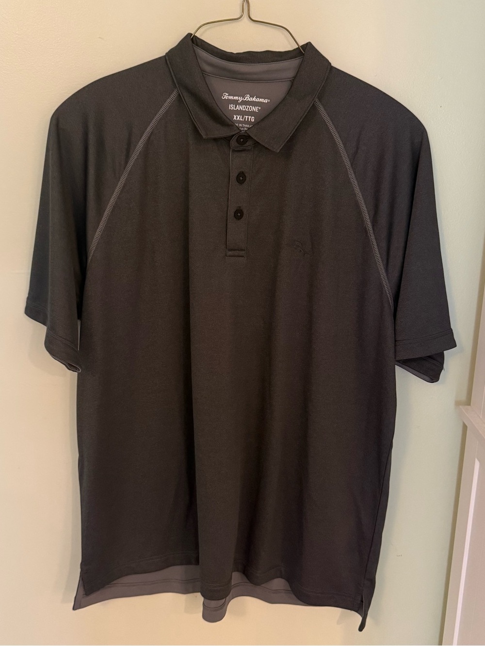 Tommy Bahama Grey Performance Polo Shirt XXL